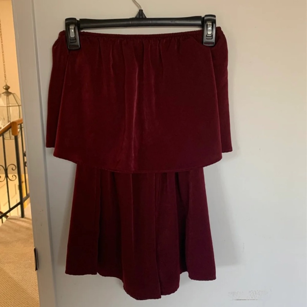 Silence + Noise Red Romper